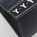 SAINT LAURENT Handtasche Leder 2-Wege Marine Gold Auth yk20450A-11