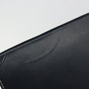 SAINT LAURENT Handtasche Leder 2-Wege Marine Gold Auth yk20450A-14