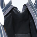 SAINT LAURENT Handtasche Leder 2-Wege Marine Gold Auth yk20450A-19
