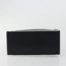 SAINT LAURENT Handtasche Leder 2-Wege Marine Gold Auth yk20450A-9
