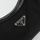 PRADA Shoulder Bag Nylon Black Silver Auth yk20451SAM-18
