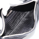 PRADA Shoulder Bag Nylon Black Silver Auth yk20451SAM-10
