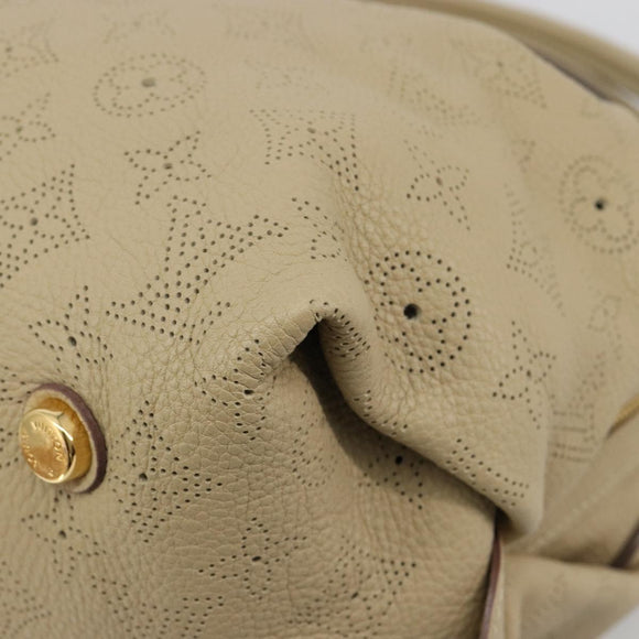 LOUIS VUITTON Mahina Galatea MM Schoudertas Beige M93825 LV Auth yk20452SAV