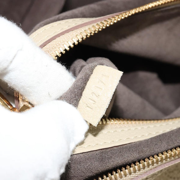 LOUIS VUITTON Mahina Galatea MM Schoudertas Beige M93825 LV Auth yk20452SAV
