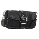 PRADA Shoulder Bag Nylon Black Silver Auth yk20454SAV-1