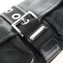 PRADA Shoulder Bag Nylon Black Silver Auth yk20454SAV-19