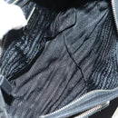 PRADA Shoulder Bag Nylon Black Silver Auth yk20454SAV-10