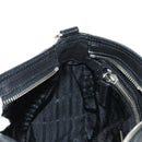 PRADA Shoulder Bag Nylon Black Silver Auth yk20454SAV-25