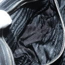 PRADA Shoulder Bag Nylon Black Silver Auth yk20454SAV-27