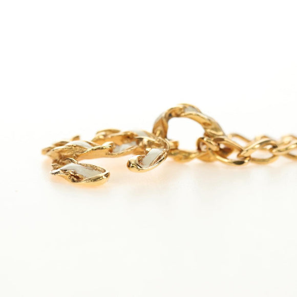 CHANEL COCO Mark Necklace metal Gold Tone CC Auth yk20459M