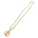 CHANEL COCO Mark Necklace metal Gold Tone CC Auth yk20459M-2