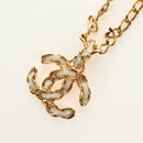 CHANEL COCO Mark Necklace metal Gold Tone CC Auth yk20459M-3