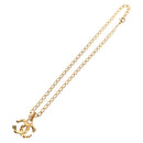 CHANEL COCO Mark Necklace metal Gold Tone CC Auth yk20459M-6