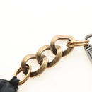 PRADA Bijoux Necklace metal Black Auth yk20461M-17