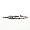 PRADA Bijoux Necklace metal Black Auth yk20461M-9