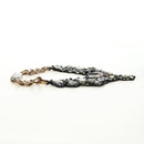 PRADA Bijoux Necklace metal Black Auth yk20461M-11