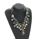 PRADA Bijoux Necklace metal Black Auth yk20461M-22