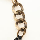 PRADA Bijoux Necklace metal Black Auth yk20461M-6