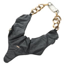PRADA Bijoux Necklace metal Black Auth yk20461M-8