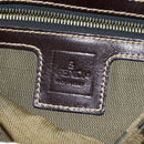 FENDI Zucca Canvas Mamma Baguette Shoulder Bag Black Brown Auth yk20463SM-23