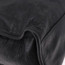 BALENCIAGA The City Graffiti Hand Bag Leather 2way Black 115748 Auth yk20465SAM-16