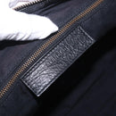 BALENCIAGA The City Graffiti Hand Bag Leather 2way Black 115748 Auth yk20465SAM-19
