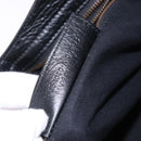 BALENCIAGA The City Graffiti Hand Bag Leather 2way Black 115748 Auth yk20465SAM-25