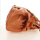 Miu Miu Hand Bag Leather 2way Orange Gold Auth yk20466SAM-4