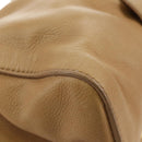 Miu Miu Hand Bag Leather 2way Beige Gold Auth yk20467SAM-19