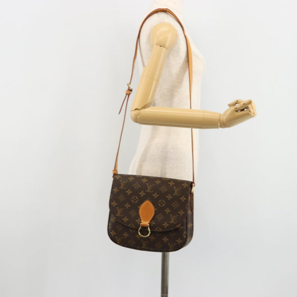 LOUIS VUITTON Monogram Saint Cloud GM Shoulder Bag M51242 LV Auth yk20470