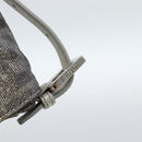 FENDI Zucca Canvas Rhinestone Mamma Baguette Shoulder Bag Silver Auth yk20474SM-9