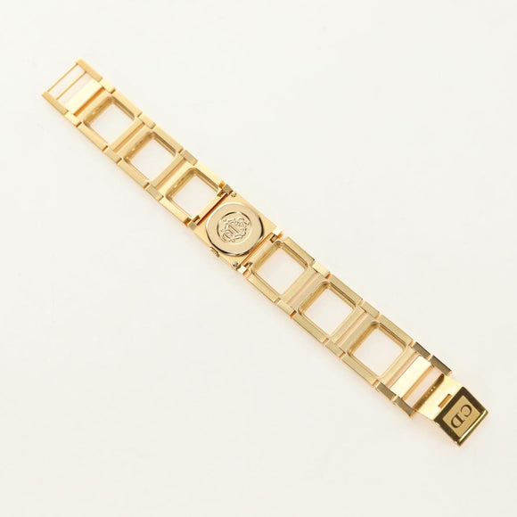 Christian Dior La Parisienne Uhren Metall Gold Auth yk20475M