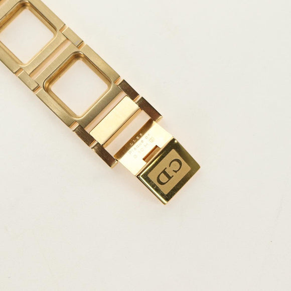 Christian Dior La Parisienne Uhren Metall Gold Auth yk20475M