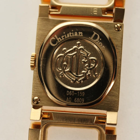 Christian Dior La Parisienne Uhren Metall Gold Auth yk20475M