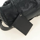 BALENCIAGA The Giant City Hand Bag Leather Black Silver 204529 Auth yk20477SAM-20