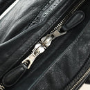 BALENCIAGA The Giant City Hand Bag Leather Black Silver 204529 Auth yk20477SAM-21