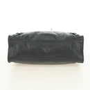 BALENCIAGA The City Hand Bag Leather 2way Gray Silver 115748 Auth yk20478SAM-5