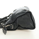 BALENCIAGA The City Hand Bag Leather 2way Gray Silver 115748 Auth yk20478SAM-3