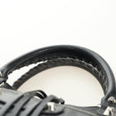 BALENCIAGA The City Hand Bag Leather 2way Gray Silver 115748 Auth yk20478SAM-14