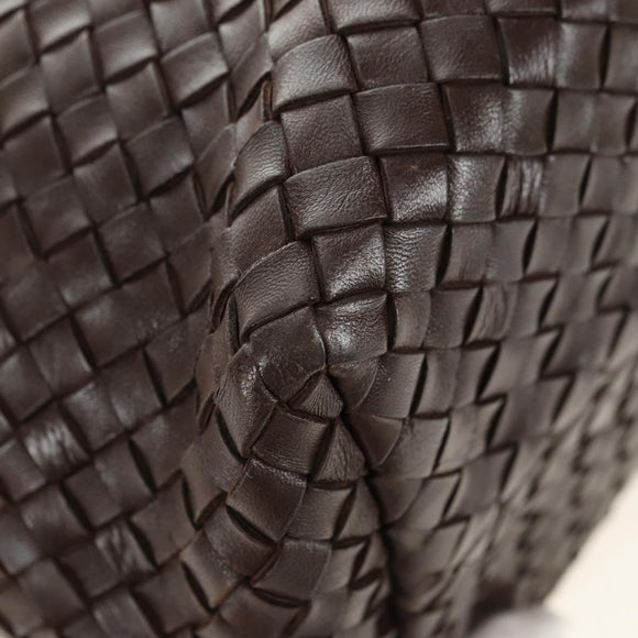 BOTTEGA VENETA INTRECCIATO Cabas PM Bag Leather Brown 141498 Auth yk20479SAV