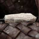 BOTTEGA VENETA INTRECCIATO Cabas PM Bag Leather Brown 141498 Auth yk20479SAV-22