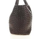 BOTTEGA VENETA INTRECCIATO Cabas PM Bag Leather Brown 141498 Auth yk20479SAV-4