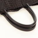 BOTTEGA VENETA INTRECCIATO Cabas PM Bag Leather Brown 141498 Auth yk20479SAV-7
