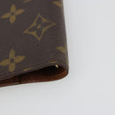 LOUIS VUITTON Monogram Agenda PM Day Planner Cover R20005 LV Auth yk20482-10