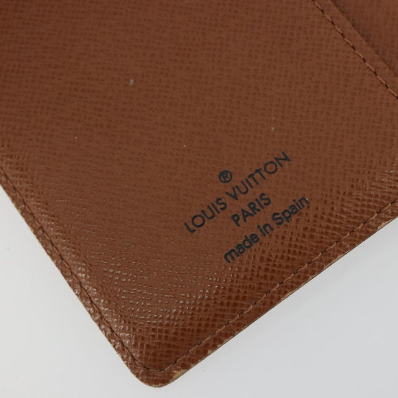 LOUIS VUITTON Monogram Agenda PM Day Planner Cover R20005 LV Auth yk20482