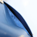 PRADA Key Case Safiano leather Blue Auth yk20485M-25