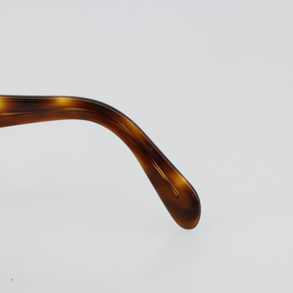 CHANEL Sunglasses Plastic Brown Gold CC Auth yk20489M