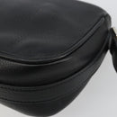 Christian Dior Shoulder Bag Leather Black Silver Auth yk20491SM-12