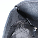 Christian Dior Shoulder Bag Leather Black Silver Auth yk20491SM-22