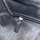 Christian Dior Shoulder Bag Leather Black Silver Auth yk20491SM-23